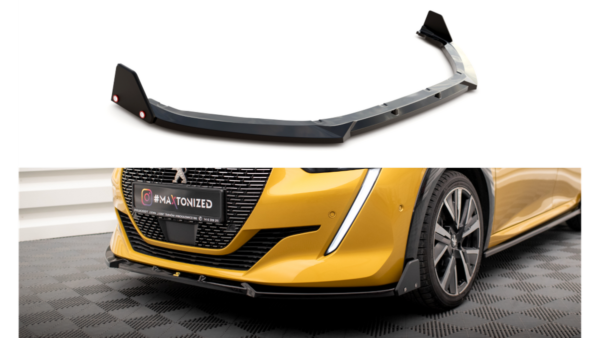 Splitter Peugeot 208 GT II Front v.1 Gloss Black