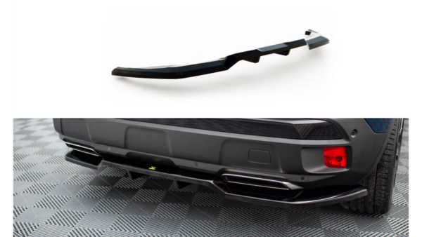 Splitter Peugeot 3008 GT-Line II Facelift Rear Central with Diffuser