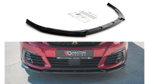 Splitter Peugeot 308 GT II Facelift Front v.1 Gloss Black