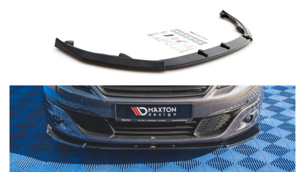 Splitter Peugeot 308 II Facelift Front v.2 Gloss Black