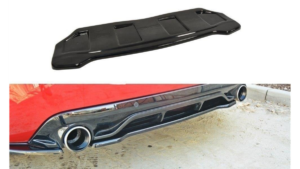 Splitter Peugeot 308 II GTI Rear Central without Diffuser Gloss Black