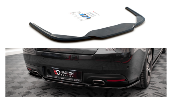 Splitter Peugeot 508 GT I Facelift Rear Central Gloss Black
