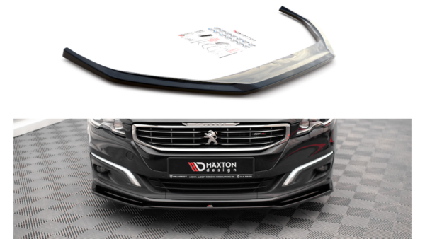 Splitter Peugeot 508 GT I Facelift Front v.2 Gloss Black