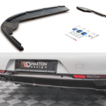 Splitter Peugeot 508 GT-Line II Rear Central with Diffuser Gloss Black