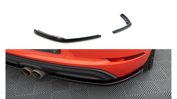 Splitter Porsche 718 Cayman 982c Rear Side