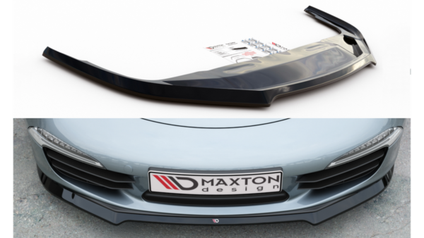 Splitter Porsche 911 Carrera 991 Front v.1 Gloss Black