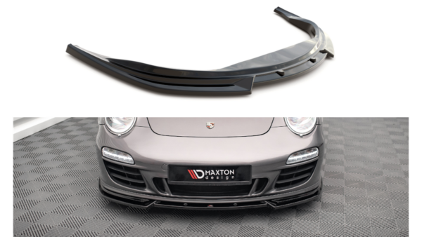 Splitter Porsche 911 Carrera GTS 997 Facelift Front v.2 Gloss Black