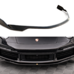 Splitter Porsche 911 Turbo S 992 Front Gloss Black