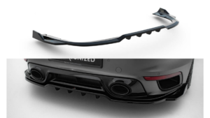 Splitter Porsche 911 Turbo S Sport Package 992 Rear Central with Diffuser