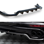 Splitter Porsche Cayenne II Facelift Rear Central with Diffuser