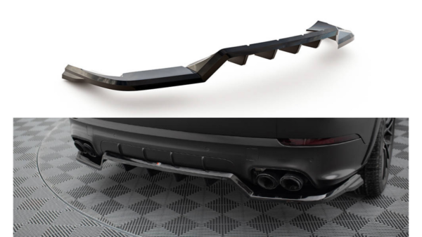 Splitter Porsche Cayenne Sport Design III Rear Central with Diffuser