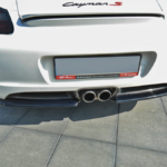 Splitter Porsche Cayman S 987C Rear Side Gloss Black