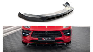 Splitter Porsche Macan I Facelift Front v.2 Gloss Black