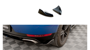 Splitter Porsche Macan I Rear Side Gloss Black