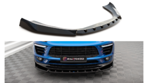 Splitter Porsche Macan I Front v.2 Gloss Black