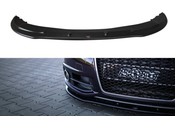 Front Splitter Audi A6 S-Line C6 FL  - Gloss Black
