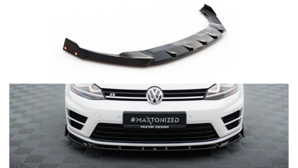 Front Splitter V.5 + Flaps Volkswagen Golf R Mk7