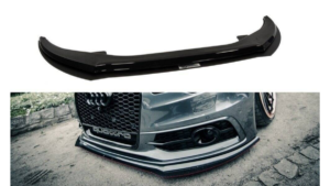 Splitter Racing Audi A6 C7 S-Line Gloss Black Front