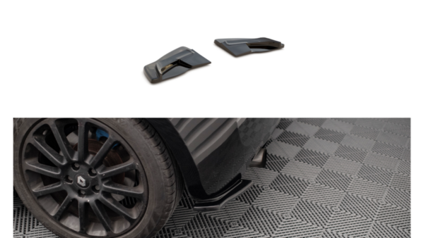 Splitter Renault Clio III RS Rear Side Gloss Black
