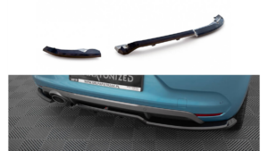 Splitter Renault Clio R.S. Line V Rear Central with Diffuser