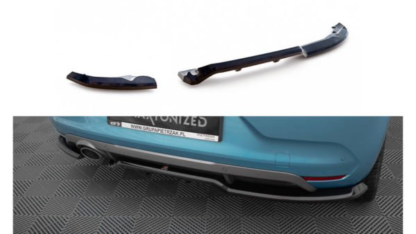Splitter Renault Clio R.S. Line V Rear Central with Diffuser
