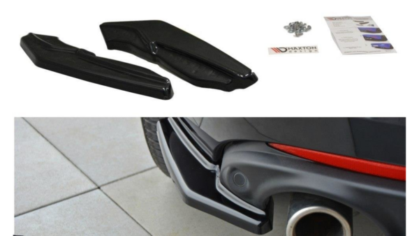 Splitter Renault Laguna III Rear Side Gloss Black