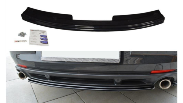 Splitter Renault Laguna III Rear Central Gloss Black