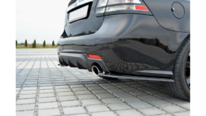 Splitter Saab 9-3 Aero II Facelift Rear Side Gloss Black