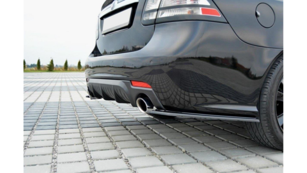 Splitter Saab 9-3 Aero II Facelift Rear Side Gloss Black