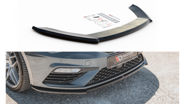 Splitter Seat Leon Cupra FR III Facelift Front v.4 Gloss Black