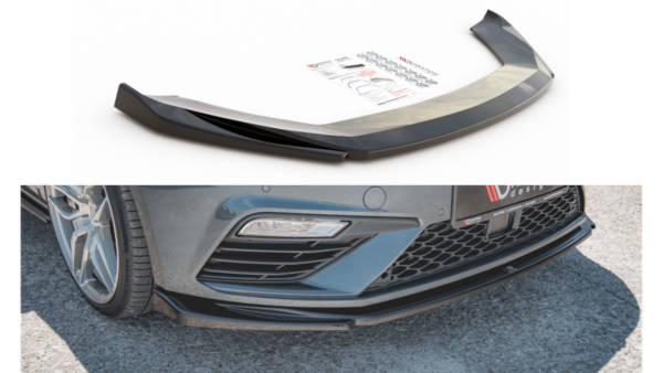 Splitter Seat Leon Cupra FR III Facelift Front v.5 Gloss Black