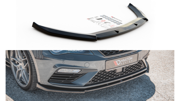 Splitter Seat Leon Cupra FR III Facelift Front v.6 Gloss Black