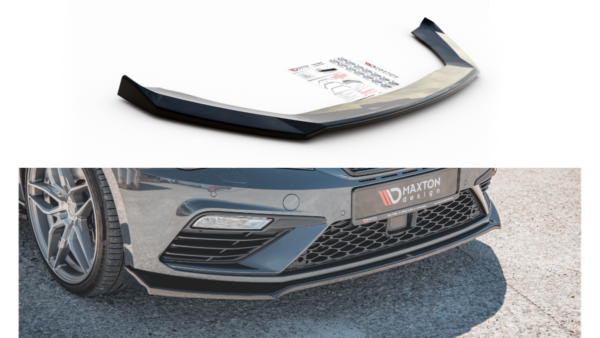 Splitter Seat Leon Cupra FR III Facelift Front v.7 Gloss Black