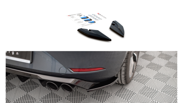 Splitter Seat Leon FR IV Rear Side Gloss Black