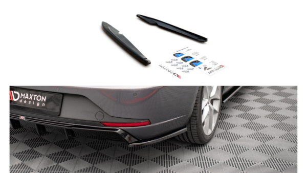 Splitter Seat Leon FR Sportstourer III Rear Side v.2 Gloss Black