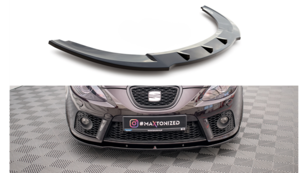 Splitter Seat Leon II Cupra FR Front Gloss Black