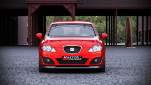 Splitter Seat Leon II Facelift Front Gloss Black