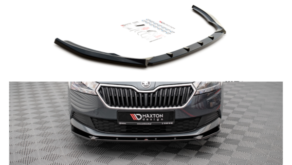 Splitter Skoda Fabia III Facelift Front Gloss Black