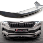 Splitter Skoda Karoq I Facelift Sportline Front Gloss Black