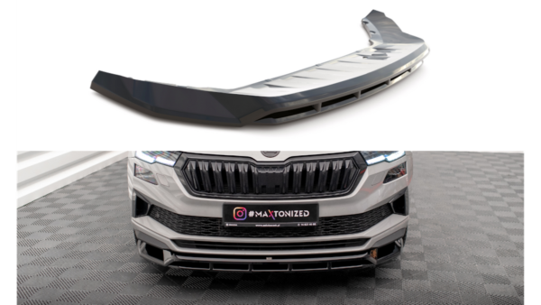 Splitter Skoda Karoq I Facelift Sportline Front Gloss Black
