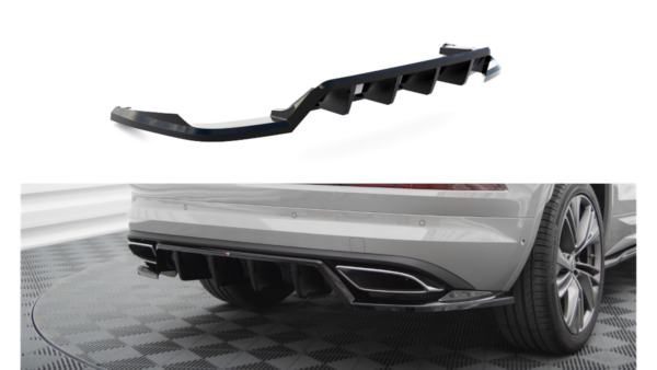 Splitter Skoda Kodiaq I Facelift RS Rear Central with Diffuser
