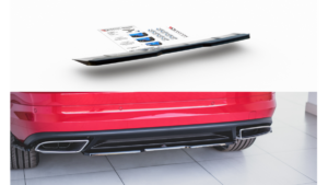 Splitter Skoda Kodiaq I RS Rear Central Gloss Black