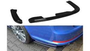 Splitter Skoda Octavia II RS Rear Side Gloss Black