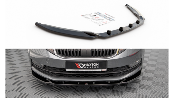 Splitter Skoda Octavia III Facelift Front v.2 Gloss Black