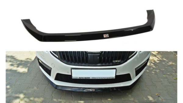 Splitter Skoda Octavia III RS Front v.2 Gloss Black