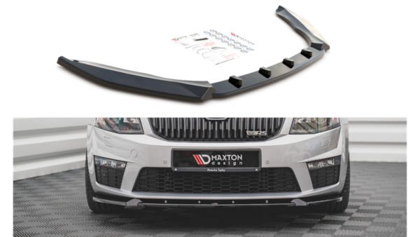 Splitter Skoda Octavia III RS Front v.3 Gloss Black