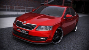 Splitter Skoda Octavia III Front v.1 Gloss Black