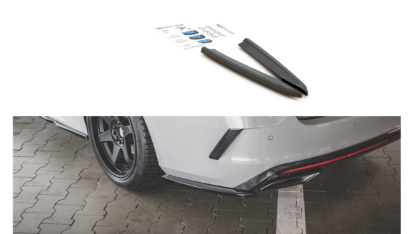 Splitter Skoda Octavia IV RS Rear Side v.1 Gloss Black