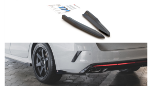 Splitter Skoda Octavia IV RS Rear Side v.2 Gloss Black