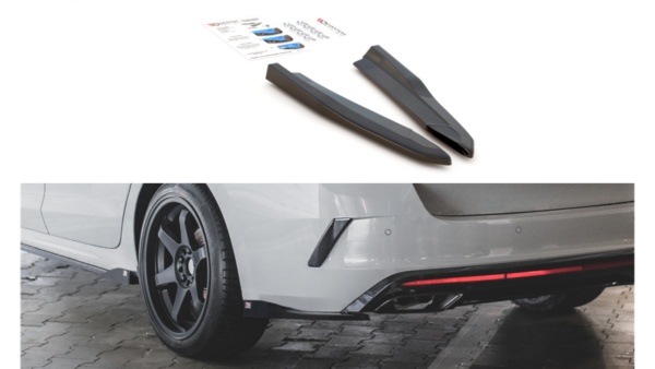 Splitter Skoda Octavia IV RS Rear Side v.2 Gloss Black